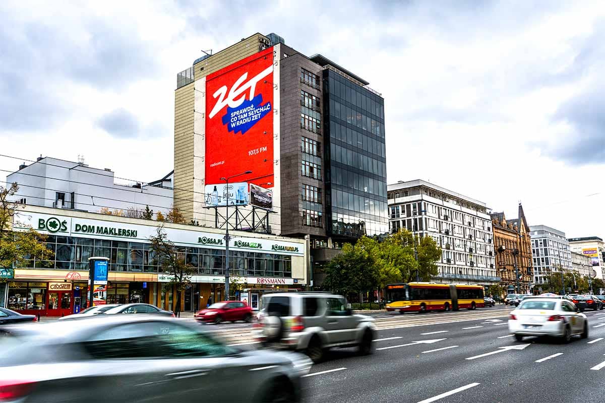 Kampania reklamowa mural Radio Zet